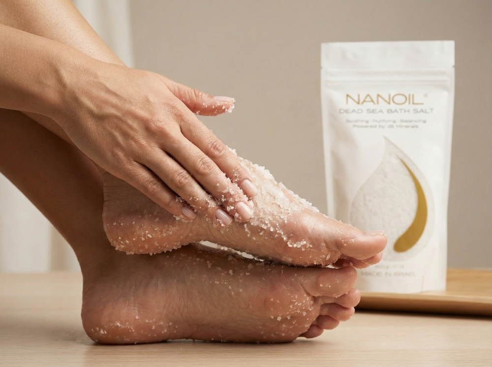 nanoil bain de pieds gros sel bienfaits